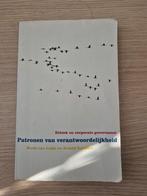 Boek: Patronen van verantwoordelijkheid, Ophalen of Verzenden, Gelezen, Accountancy en Administratie, Henk van Luijk en Arnold Schilder