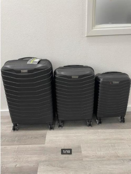 Nieuwe Set van 3 Optimum Komfort Series Koffers, Sieraden, Tassen en Uiterlijk, Koffers, Nieuw, Hard kunststof, 70 cm of meer