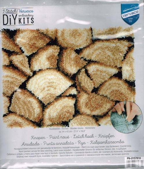 Cado vervaco knooppakket kleedje, houtblokken, Hobby en Vrije tijd, Borduren en Borduurmachines, Nieuw, Overige typen, Ophalen of Verzenden