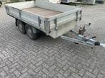 Plateauwagen aanhanger aanhangwagen tandemasser bakwagen, Auto diversen, Aanhangers en Bagagewagens, Gebruikt