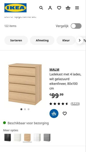 Malm ladekast ikea