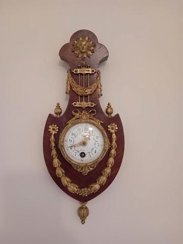 Antiek Empire Cartel Hangklokje 19e Eeuws ca: 1850 A.Daubree beschikbaar voor biedingen