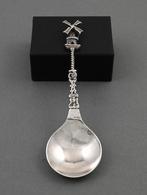 zilveren gelegenheidslepel uit 1903, molen, H. Hooijkaas, Antiek en Kunst, Verzenden