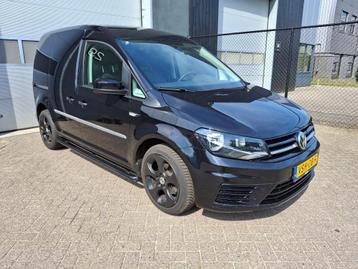 Caddy 2.0 TDI te huur, km vrij! Zwart, bouwjaar 2017 beschikbaar voor biedingen