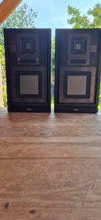 Akai SW-M515 vintage luidsprekers, Gebruikt, 60 tot 120 watt, Front, Rear of Stereo speakers, Ophalen