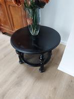 Nostalgisch salontafeltje, Huis en Inrichting, Tafels | Salontafels, Ophalen, Gebruikt, 50 tot 100 cm, Rond