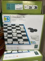 Dammen XL voor Kinderen - BuitenSpeel, Hobby en Vrije tijd, Gezelschapsspellen | Bordspellen, Een of twee spelers, Ophalen of Verzenden