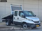 Iveco Daily 35C21 3 zijdige Kipper Dubbel Cabine 210PK 3.0L, Auto's, Automaat, Stof, Euro 6, Iveco