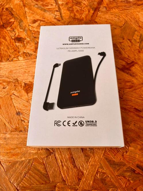 Ample Powerbank Ultraslim 5000mAh - grote partij beschikbaar, Telecommunicatie, Powerbanks, Nieuw, Ophalen of Verzenden