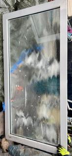 Kunststof raam dubbel glas wit kleur 97x187,50, Doe-het-zelf en Verbouw, Kozijnen en Schuifpuien, Ophalen of Verzenden, Zo goed als nieuw