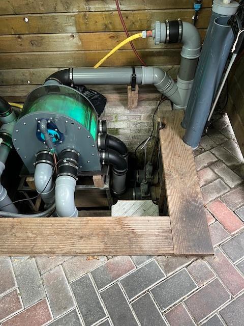 koi filter compleet voor 30 kuubs koi vijver., Tuin en Terras, Vijver-toebehoren, Gebruikt, Vijverfilter, Ophalen