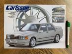 Zeldzame flyer Mercedes-Benz 190 W201 Carlsson, Ophalen of Verzenden, Nieuw, Mercedes, Carlsson