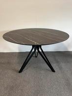 Ronde eettafel HPL marmer 120cm, Rond, Ophalen of Verzenden, Zo goed als nieuw, Info@betaalbaar-design.nl