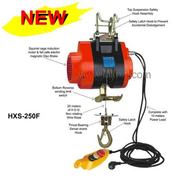 Electrische takel HXS250F beschikbaar voor biedingen