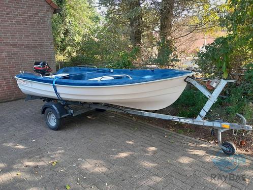 Twister 365 (quicksilver) / Mercury 5 pk / 4-takt / console, Watersport en Boten, Vis- en Consoleboten, Gebruikt, Tot 10 pk, 3 tot 6 meter