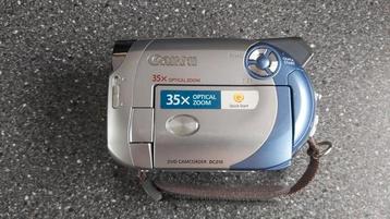 Canon mini RW-DVD Camcorder DC210 met dvd RW en oplader  beschikbaar voor biedingen