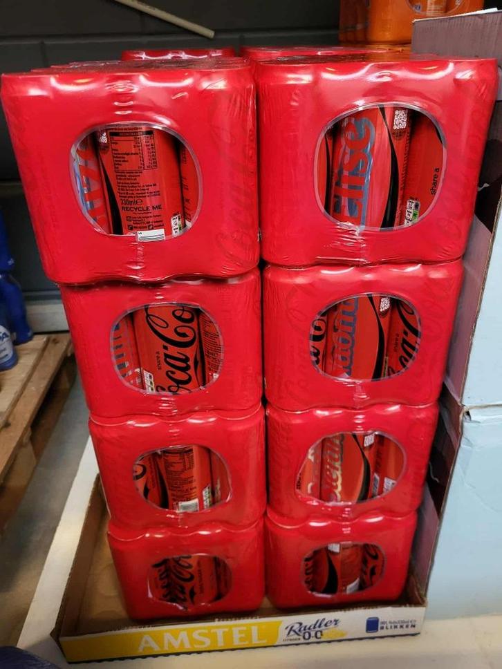 Partij Coca Cola Zero frisdrank 330ml blikjes, Diversen, Levensmiddelen, Ophalen