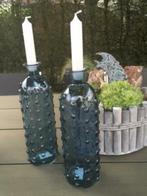 Set van 2 Trendy Bubble Bottles Blue, Huis en Inrichting, Nieuw, Minder dan 25 cm, Overige materialen, Blauw