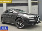 Alfa Romeo Stelvio 2.0 T AWD Super Lane/Carbon/Cruise/Maxton, Automaat, Lichtsensor, Zwart, 4 cilinders