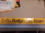 Lois rallycross team, Verzamelen, Stickers, Ophalen of Verzenden, Zo goed als nieuw