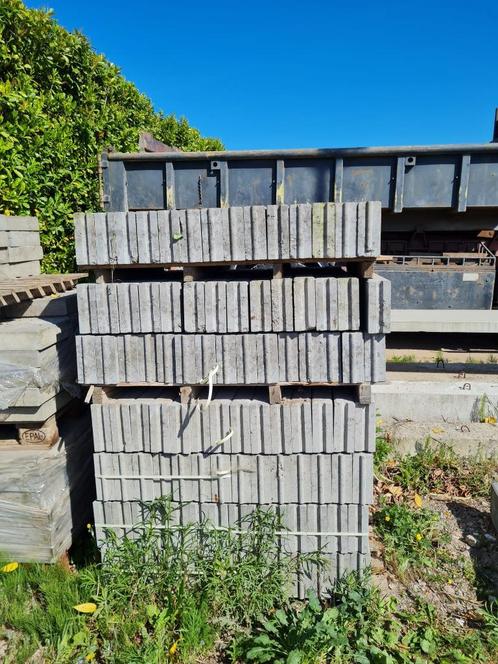 Betonbanden; Opsluitband 8*20*100cm Grijs;, Tuin en Terras, Tegels en Klinkers, Nieuw, Overige typen, Beton, Minder dan 5 m², Ophalen