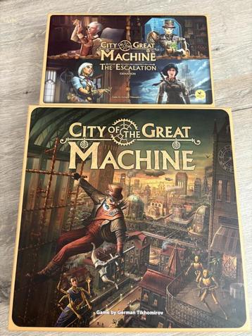 City of the Great Machine bordspel + Escalation uitbreiding beschikbaar voor biedingen