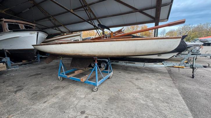 Zeilboot BC, Polyester Romp, Houten Opbouw - Opknapper, Watersport en Boten, Open zeilboten, Gebruikt, Overige typen, 3 tot 6 meter