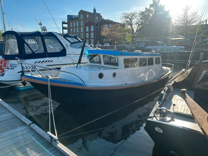 Sleepboot / sleepvlet / motorboot / ex werkboot, Watersport en Boten, Motorboten en Motorjachten, Gebruikt, Staal, 9 tot 12 meter