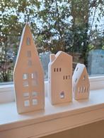 3 witte decoratieve huisjes Sissy Boy, Overige materialen, Gebruikt, 25 tot 50 cm, Wit
