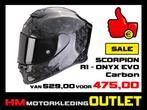 Motorhelm Scorpion R1 Onyx Evo - Carbon - Integraalhelm, Motoren, Kleding | Motorhelmen, Info@huybersmotoren.nl, HM - Sale, NL