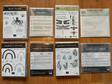 Stampin' Up! stempels en stanzen, deel 1, zie omschrijving beschikbaar voor biedingen