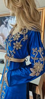 Marokkaanse blauwe kaftan/ takchita, Ophalen of Verzenden, Nieuw, Blauw, Overige typen