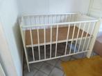 wit ledikantje - baby - met spijlen, Ophalen, Gebruikt, Ledikant