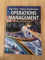 Operations management Ninth edition - Nigel slack, Boeken, Studieboeken en Cursussen, Nigel slack - Alistair Brandon-Jones, Ophalen of Verzenden