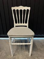 Witte Napoleon Stoelen te koop, Huis en Inrichting, Stoelen, Gebruikt, Wit, Ophalen of Verzenden, Eén