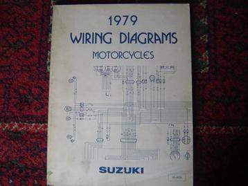 Suzuki motorcycle wiring diagrams 1979 models 50-1000cc beschikbaar voor biedingen