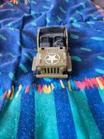 Oude Leger Jeep - Vintage Speelgoed, Hobby en Vrije tijd, Overige merken, Gebruikt, Auto, Groter dan 1:32