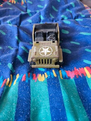Oude Leger Jeep - Vintage Speelgoed beschikbaar voor biedingen