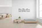 Christelijke muursticker wandtekst Bless this house, The River House, Info@theriverhouse.nl, https://theriverhouse.nl, Nieuw
