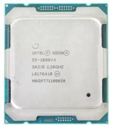 Intel Xeon E5 2699 V4 2,2Ghz met Socket LGA 2011-3, Computers en Software, Processors, Gebruikt, Ophalen of Verzenden