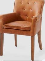 Riviera Maison stoelen La Scala 2x in pellini cognac kleur, Ophalen, Zo goed als nieuw, Bruin, Twee