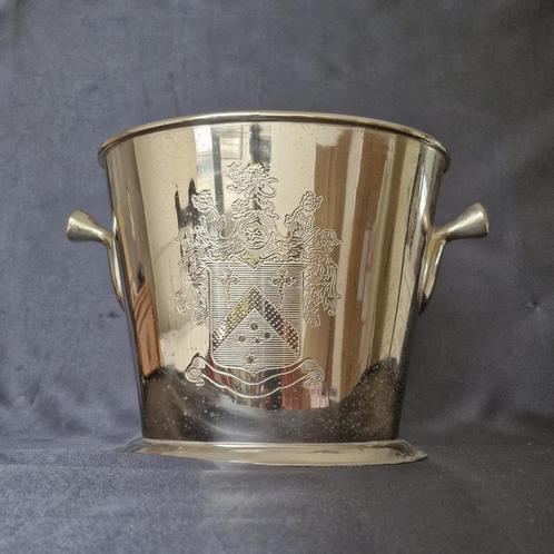 Prachtige zilverkleurige Champagnekoeler voor Dom Perignon, Antiek en Kunst, Antiek | Goud en Zilver, Ophalen of Verzenden