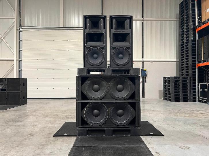 Electro-Voice (EV): 2x X-Line Xsub + 2x QRx 153/75, Audio, Tv en Foto, Luidsprekers, Gebruikt, Complete surroundset, 120 watt of meer