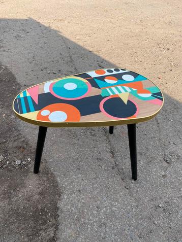 Retro VAN HARTOG design handbeschilderd plantentafeltje  beschikbaar voor biedingen