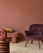 Eijffinger Linnen Look behang 340625, Huis en Inrichting, Stoffering | Behang, Ophalen, Minder dan 10 m², Roze