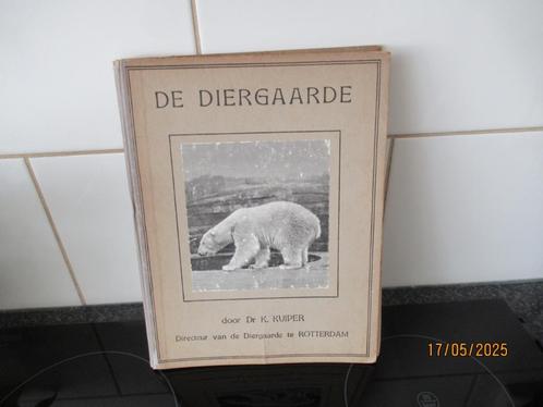 DE DIERGAARDE-PLAATJESALBUM KUIPER-ROTTERDAM- KOOPMANS-1928, Boeken, Prentenboeken en Plaatjesalbums, Gelezen, Plaatjesalbum, Ophalen of Verzenden