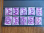 1928 - 10 x vliegende duif 1,5 ct (787a), Postzegels en Munten, Postzegels | Nederland, Verzenden, Gestempeld