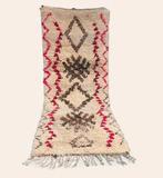 Beni mguild berber tapijt, marokkaans vloerkleed 190x87cm, Huis en Inrichting, Verzenden, Zo goed als nieuw, Rechthoekig, 200 cm of meer