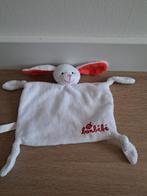 Knuffeldoekje Bonbebe konijn wit rood doekje K9924, Ophalen of Verzenden, Zo goed als nieuw, Konijn