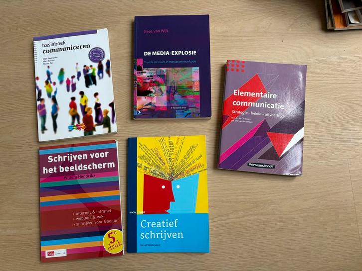 Communicatie & Schrijven Boeken - Diverse Titels, Boeken, Studieboeken en Cursussen, Gelezen, HBO, Gamma, Ophalen